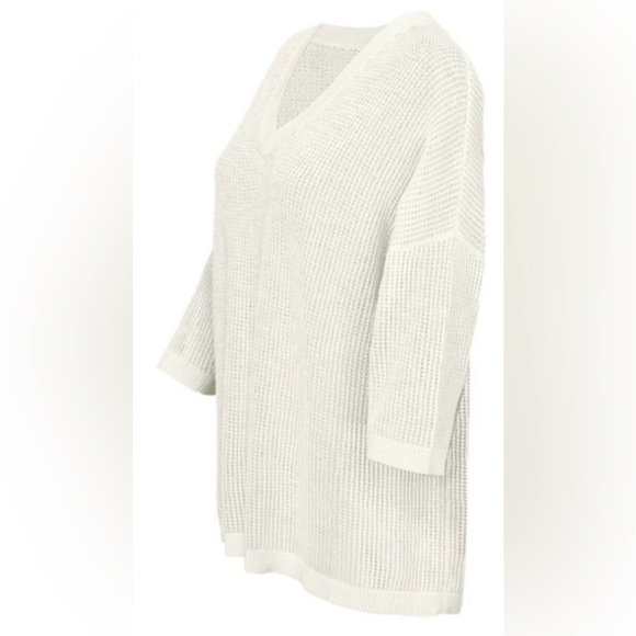 CAbi Breeze Pullover 5454, various sizes oversized soft Mesh Knit sweater - Picture 5 of 7